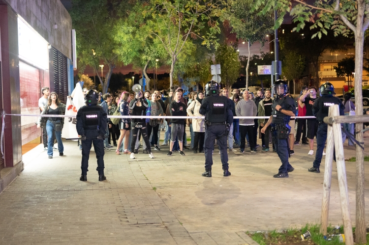 La concentració del moviment antifeixista de Sabadell | Roger Benet (RàdioSabadell)