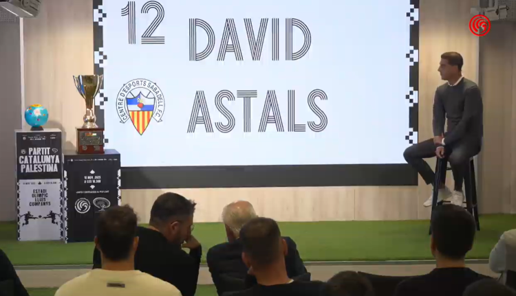 Moment en el qual s'anunciava la convocatòria d'Astals | FCF