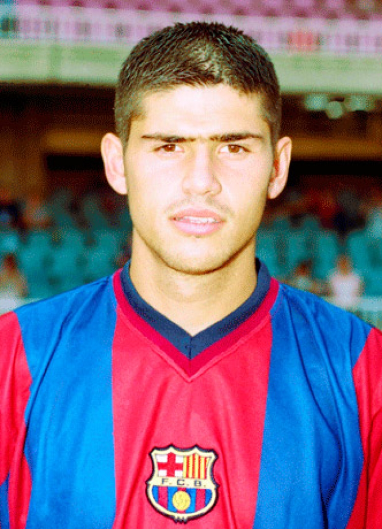 Antonio Hidalgo lluint la samarreta blaugrana | FC Barcelona Players