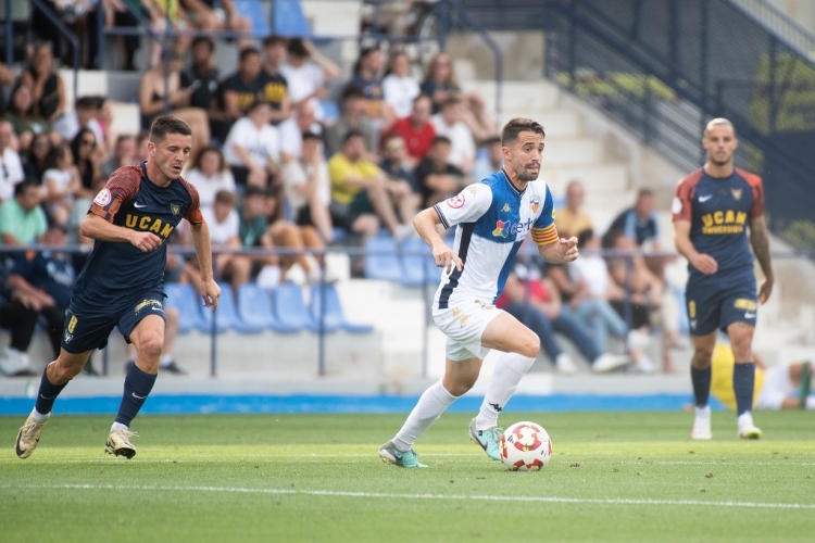 El 'capi' el dia de l'ascens a la Condomina de Múrcia | Roger Benet