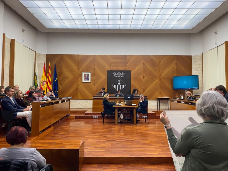 El ple de desembre amb Junts a l'oposició (no hi ha hagut canvi de cadira)