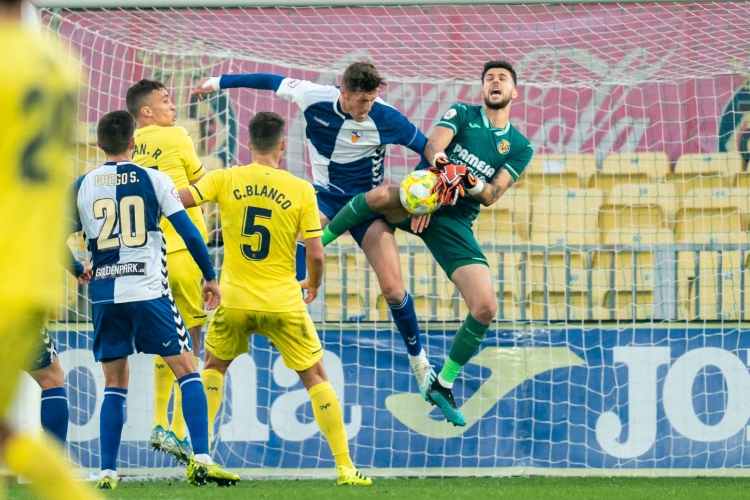 Fuoli amb Édgar en el partit que tancava la primera volta | Villarreal CF