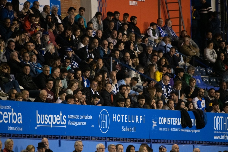 El Sabadell-Barça Atlètic, la millor assistència amb 5183 | Críspulo Díaz