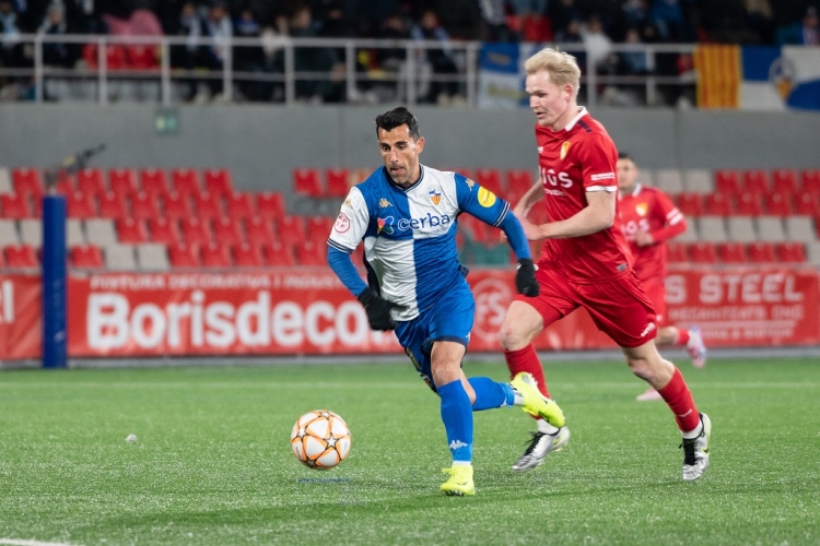 Rubén Martínez jugant la Copa Catalunya a l'Olímpic | Roger Benet