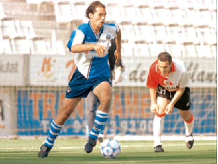 Jordi Dot la temporada 2000/01 al camp de l'Hospi | MD