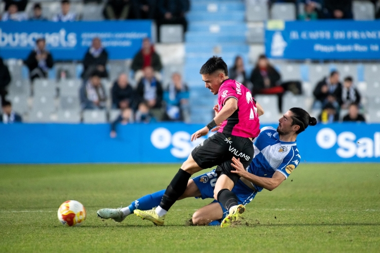 Guanyador de duels, a la imatge, contra l'Ibiza a casa | Roger Benet