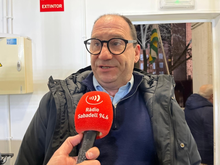 Ribalta, durant l'entrevista al 'Sabadell en Joc' | Adrián Arroyo