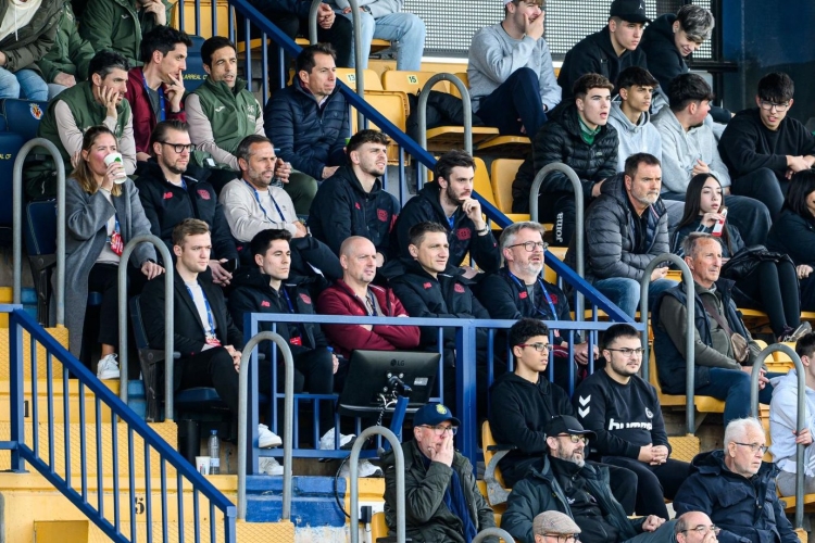 Roca seguint el Villarreal-Leverkusen de Youth League jugat fa un mes | Cedida