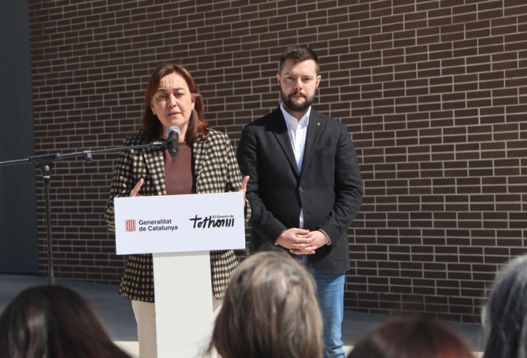 La consellera Sílvia Paneque i el tinent d'alcaldessa Eloi Cortés