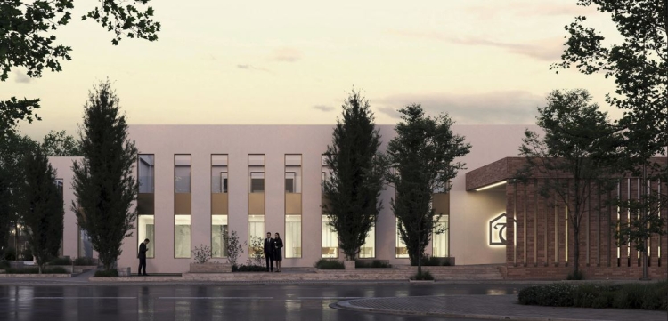 Així serà l'exterior del futur tanatori al barri de Gràcia