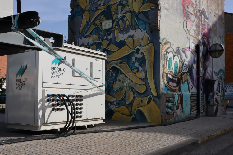El generador connectat a la Central