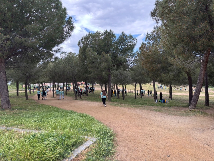 Un dels espais del Parc Catalunya durant la Clean Run Race