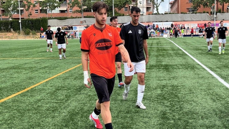 Miguel Ángel Lozano, futbolista de la Sabadellenca | Adrián Arroyo