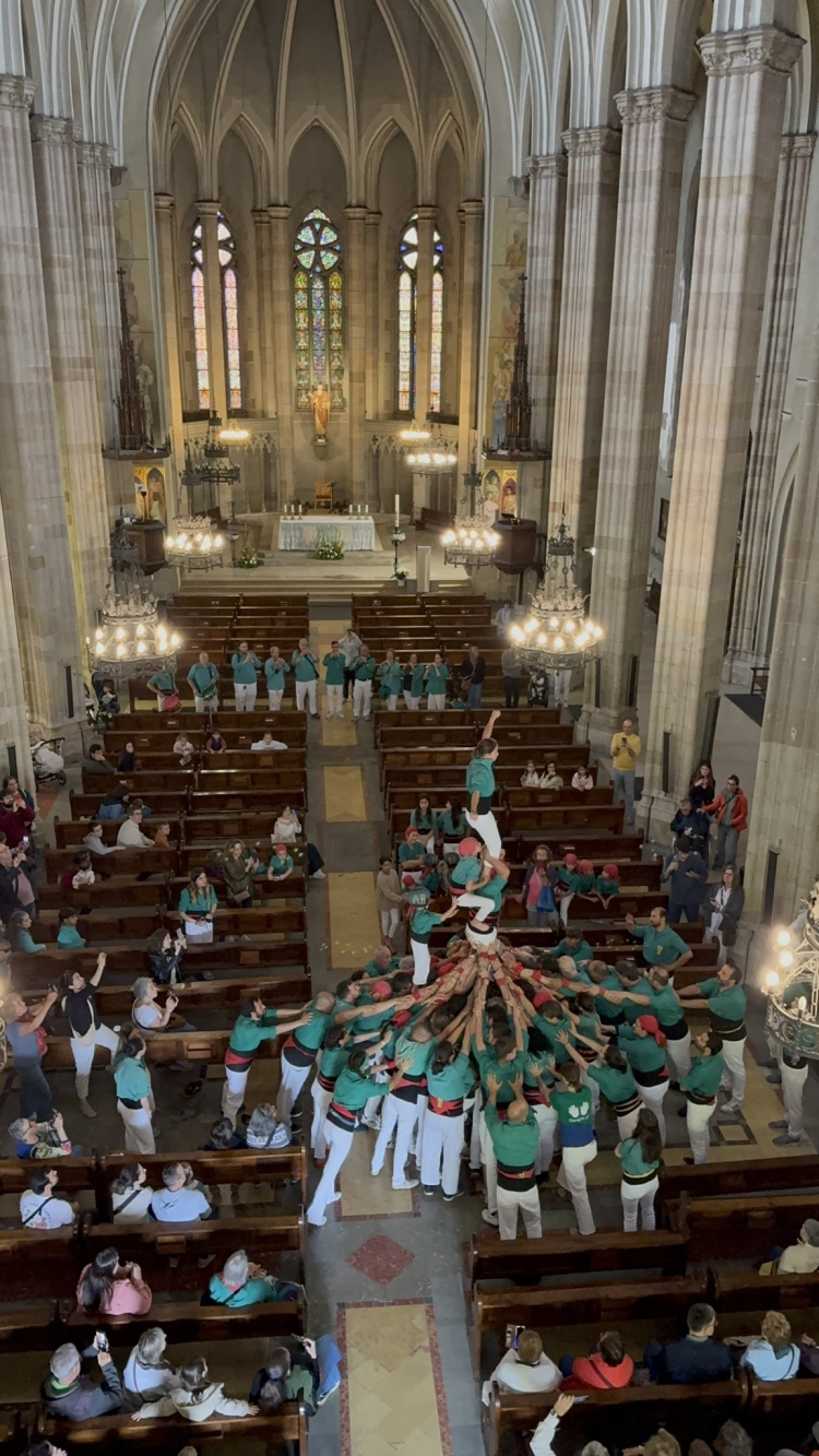 Pilar dels Castellers de Sabadell fins de Sant Fèlix | Ajuntament de Sabadell