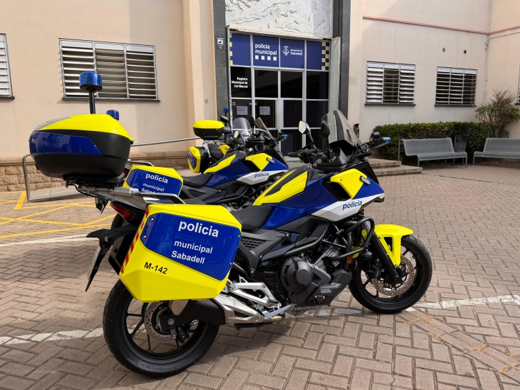 Les noves motos de la Policia Municipal
