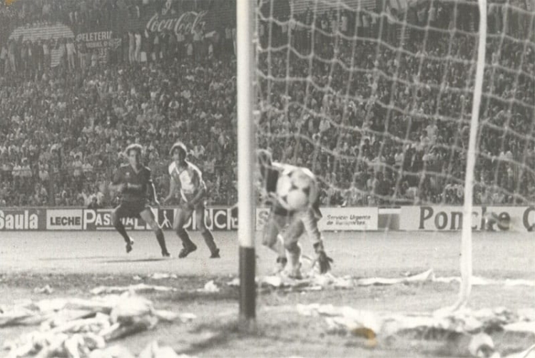 Goikoetxea, que després seria mundialista a USA'94, va fer el gol d'Osasuna | CES Història