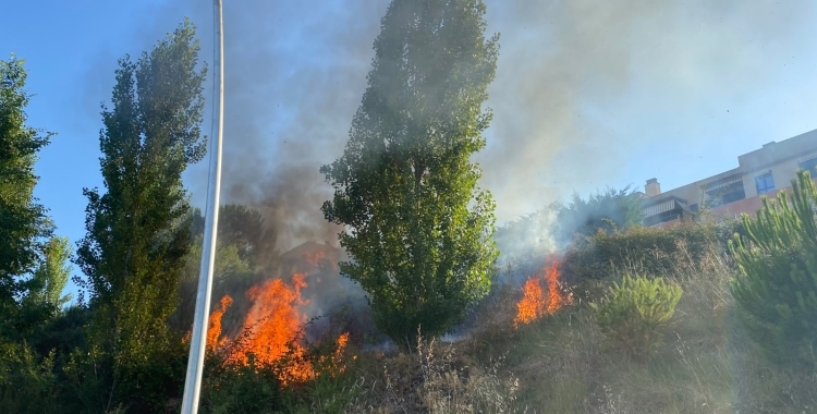 Incendi a Castellarnau