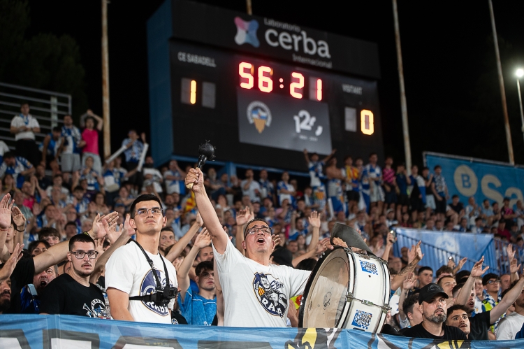 Imatge del Gol Nord durant el Sabadell-Zamora | Roger Benet