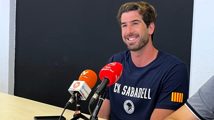 Miguel de Toro avui a la seu històrica del Natació Sabadell | Adrián Arroyo
