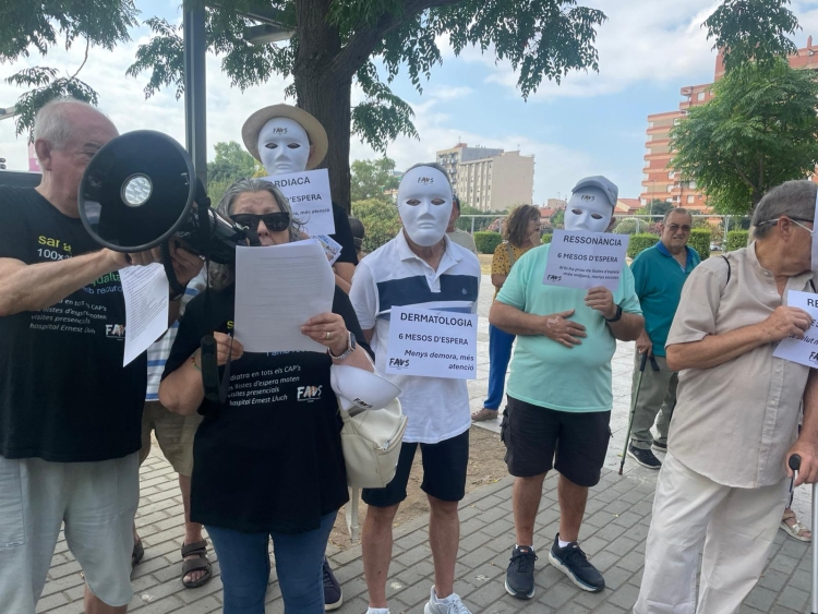 Protesta convocada per la FAVS