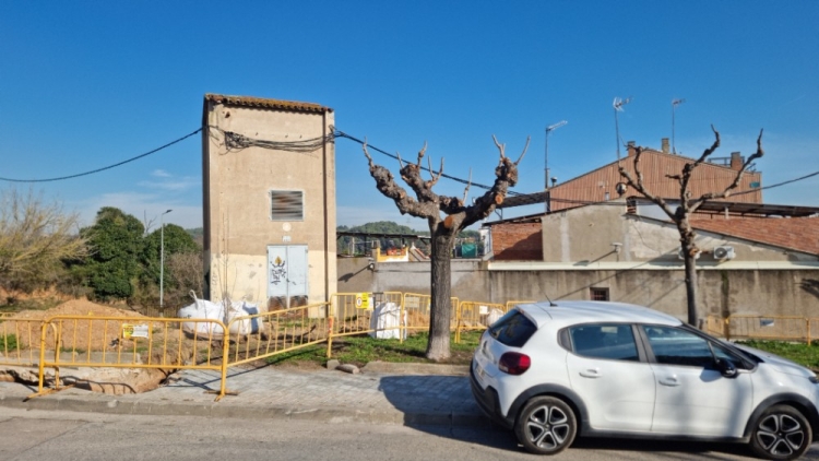 El centre de transformació abans de la seva renovació 