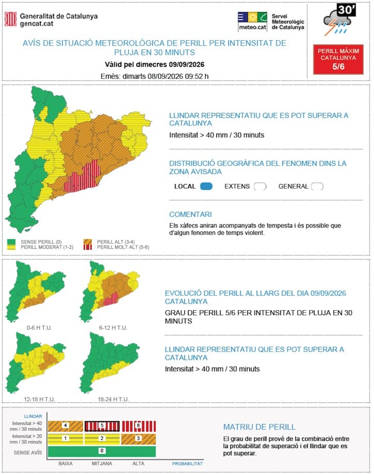 mapa pluges