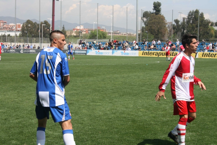 Tello en aquell Espanyol 'B'-Sabadell a Sant Adrià | Adrián Arroyo
