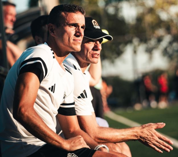 Masip en un partit al Joan Murtró en aquest inici de temporada | FotoBall.BCN (Mercantil)