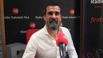 Quim Vicent en l'entrevista a Ràdio Sabadell