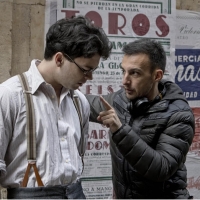 L'actor sabadellenc Carlos Serrano-Clarck a Mientras dure la guerra