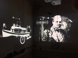 "Tot és fum" és una instal·lació artística de Lluís Campmajó Triadó, creatiu i dissenyador sabadellenc