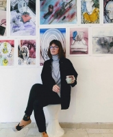 El Cub Blanc | Hanna Bere, artista resident (Estruch): "No veig diferència entre l'art i la vida. La vida és una performance"
