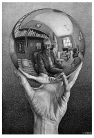 El cub blanc:  Maurits Cornelis Escher, investigador d'enigmes