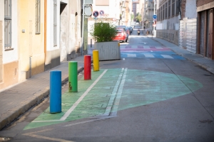 Escola Trama, al carrer Unió