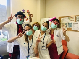 Els pallapupas tornen a omplir de riures l'hospital de Sabadell