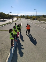 Adrià Arenas, coordinador Biciescola: "Són cursos per aprendre a anar en bicicleta per adults"