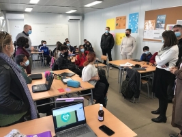 Imatge de la visita del passat divendres