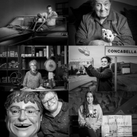El fotògraf sabadellenc Miquel Traveria exposa 'Gent de Concabella', 36 retrats en blanc i negre, al Casal Pere Quart