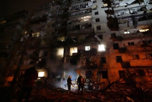 Un edifici afectat a Ucraïna | ACN