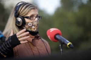Montse Bonet en el programa especial a La Creu Alta
