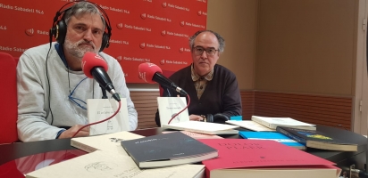 Josep Gerona i Esteban Martínez presenten 'Dolor i Plaer', de Papers de Versàia a la LLibreria Blanquerna a Madrid