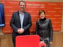 Cabanillas i Santacruz a Ràdio Sabadell | Mireia Sans