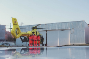 L'helicòpter del SEM a Sabadell | Salut