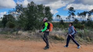 La Leonor Valero i en Manolo Barcia, els dos instructors formats en marxa nòrdica adaptada, van realitzar el curs al novembre