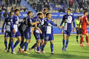 Muguruza celebra el seu gol contra l'Alcoyano | CES