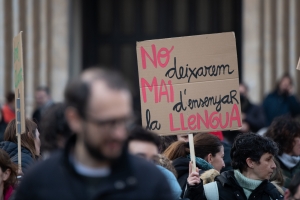 Manifestació contra el 25 per cent/ Roger Benet