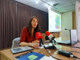 Eva Abellan a la roda de premsa | Karen Madrid