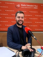 Eloi Cortés en l'entrevista a Ràdio Sabadell | Mireia Sans