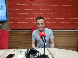 El director musical Jordi Cubino aquest matí a l'estudi 1 