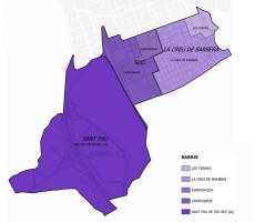 El mapa del Districte 6